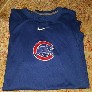 mens nike dri-fir chicago cubs tshirt